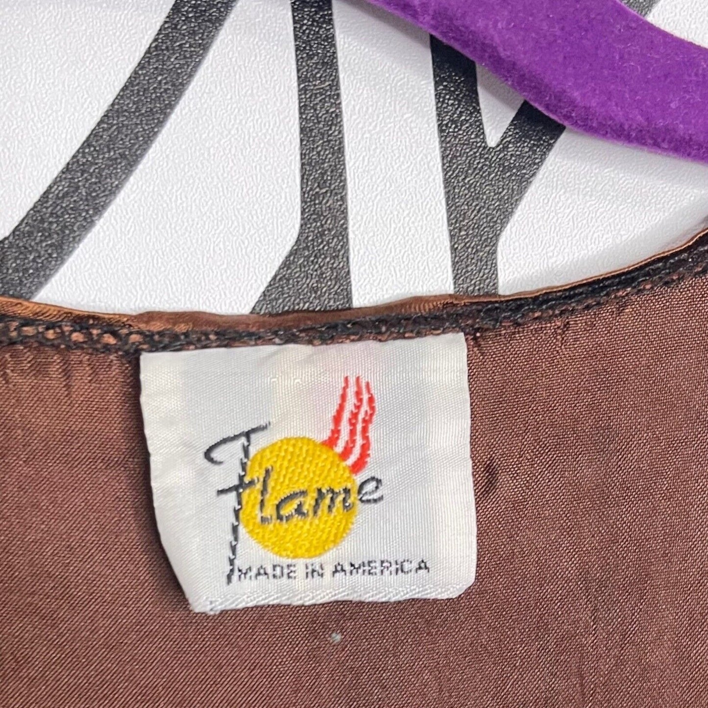 Vintage Flame Women's Multicolored Vest Size Medium Velvet Button Front Floral