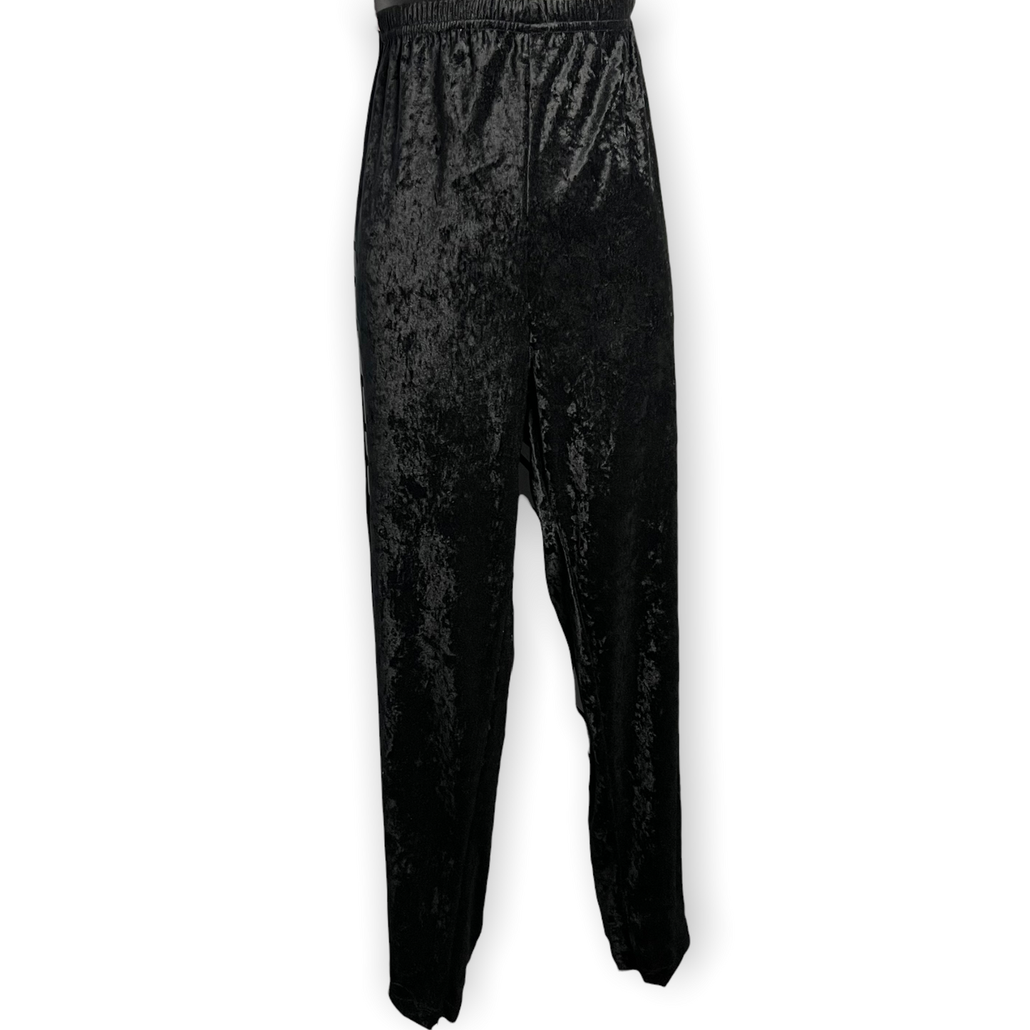 Vintage Fashion Force Women's Black Jacket Pants Set Size XL RARE 2 Piece Velvety