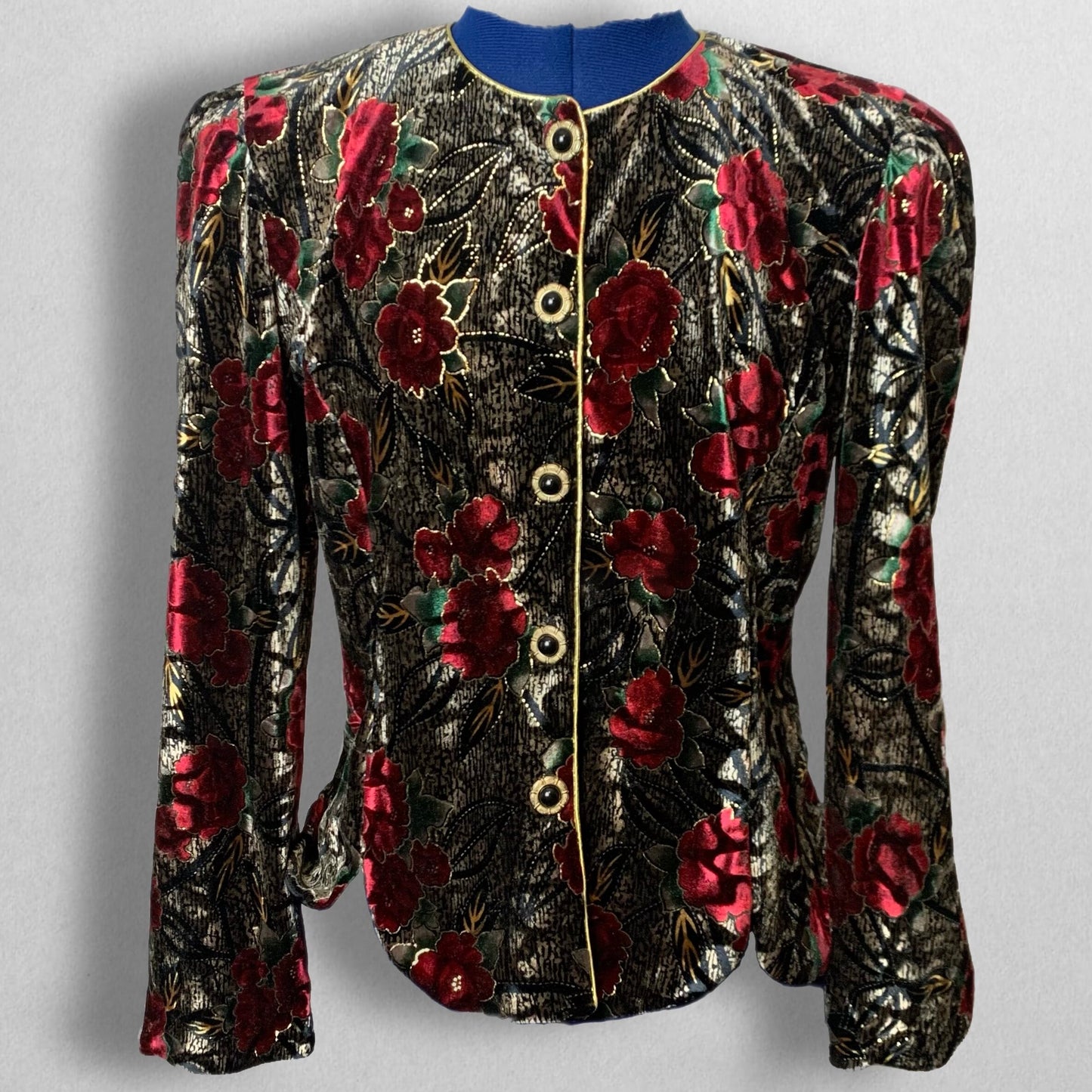 Beautiful Vintage R&K Evening Blazer Blouse Size M