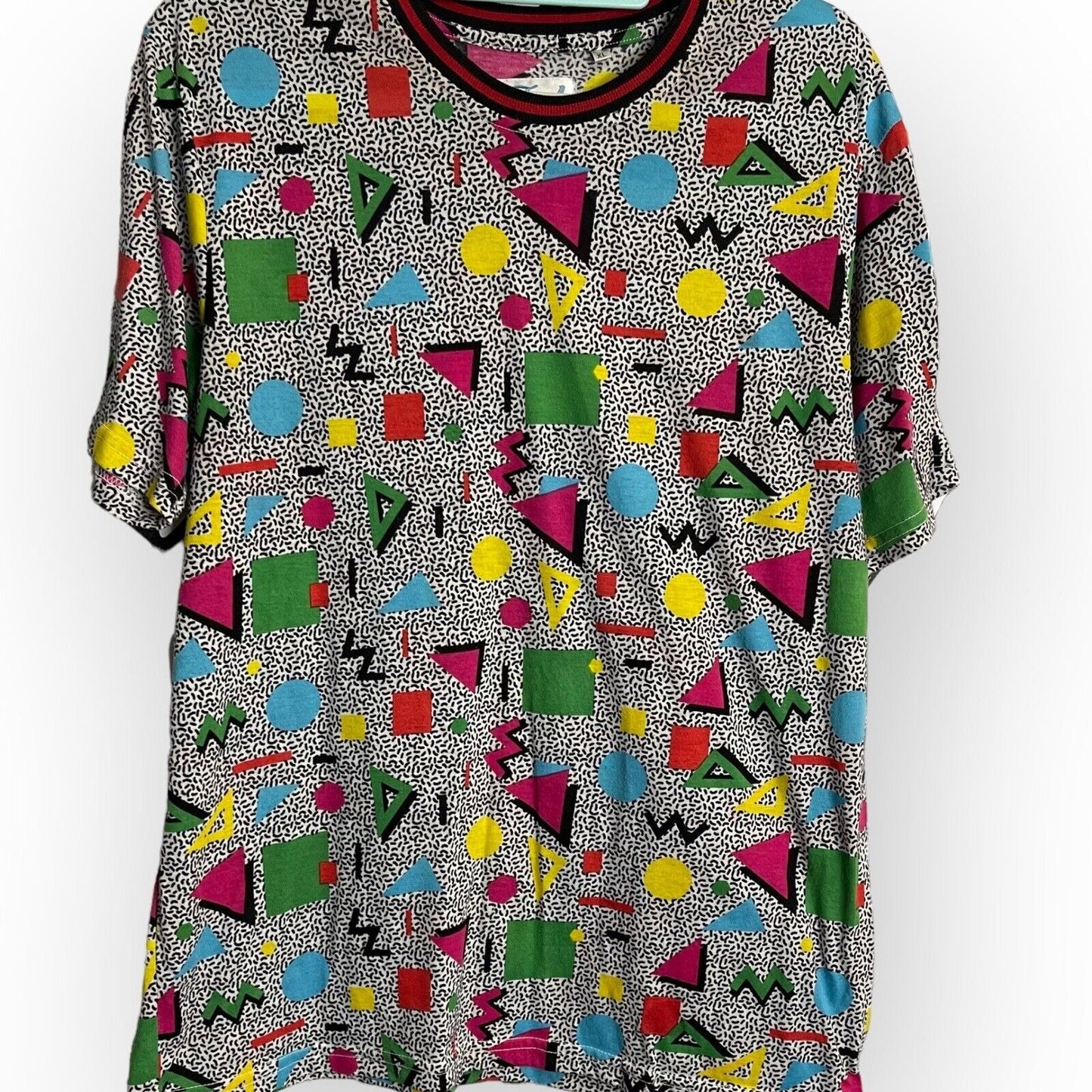 Fresh Prints Of Bel-Air Unisex Multicolored T-Shirt Size XL Geometric Print Top