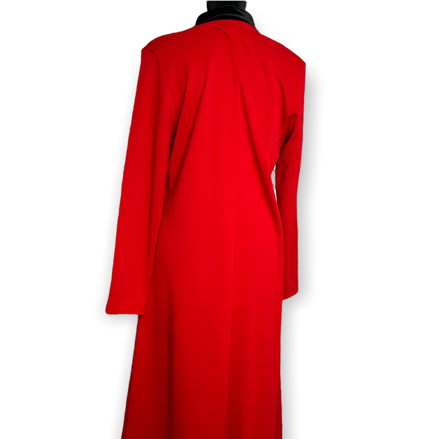 Vintage Melissa Harper Red Long Sleeve Dress Size Small