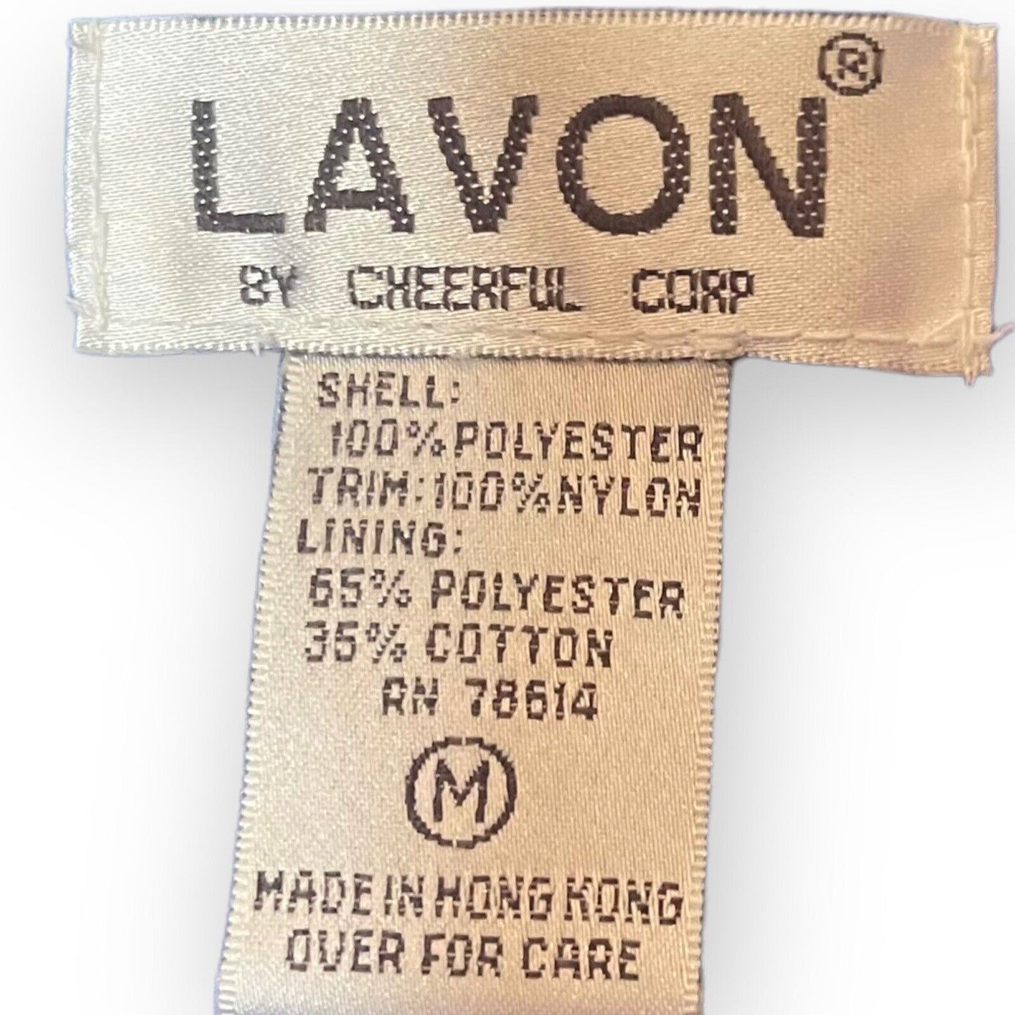 Lavon Women's Multicolored Floral Print Windbreaker Jacket Size Medium Zipper